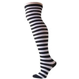 High Striped Cotton Socks Cute Stripe Printed Sock Women Over Knee Long ThighPlus Size Overknee Socks