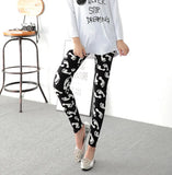 Floral Sexy Pants Printed Legging Women Love Fitness Leggins Push Up Trousers Casual High Quality
