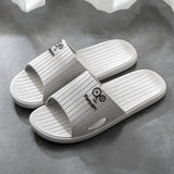 new household bathroom slippers women's summer antiskid men's home plastic soft bottom bath couple women's