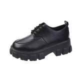 Breakj 2025 Autumn British Wind Students Retro Thick-Soled Single Shoes Small Pine Shoes