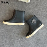 Autumn Winter Women Rubber Boots Fashion Waterproof Boots Casual Female Colorful Rain Boots Garden Non-slip Water Shoes