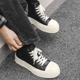 Breakj Board Shoes Men's Breathable Platform Increased Star Same Big Derby Shoes Casual Shoes