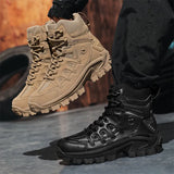 Breakj Boots Men's 2025 Autumn/Winter Tactical Shoes Desert Boots Outdoor Mountaineering Shoes Training Shoes Snow