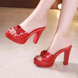 Women With High-Heeled Sandals 2023 New Fashionable Outfits With Thick Heels And Thick Soles Small Size 3233 Open-Toed Sandals And