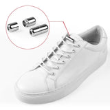 Shoelaces Round Metal Lock Outdoor Sneakers No Tie Shoelace Suitable for all kinds of shoes Unisex Lazy Laces 1