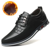 New Oxfords Leather Men Shoes Fashion Casual Slip On Formal Business Wedding Dress Shoes Men Big Size 38-48 Drop