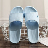 New Slippers Female Indoor Household Simple Bathroom Bath Non-Slip EVA Sole Sandals And Slippers Summer Men's Home