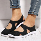 Women Sandals Soft Flat Jelly Shoes Slip On Female Casual Girl Sandals Hollow Out Mesh Flats Beach Shoes New