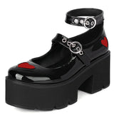 Design Buckle Decor Platform Mary Janes Pumps 2023 Spring Dropship Platform Sweet Comfy Woman Shoes