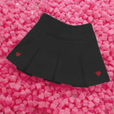 Autumn and winter new a word skirt korean version student pleated hip high