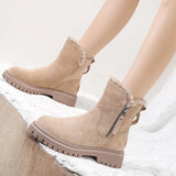 Breakj Boots Women's Winter 2025 New Tuffed Women's Shoes Warm Boots Thick Cotton Shoes Northeast Women's