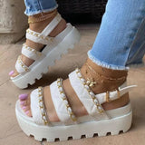 Sandals Platform Sandals Shoes Women 2021 Summer Sandals Outdoor Flip-flops Beach Shoes Female Sandals plus
