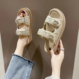 Summer Fashionable Fragrance Sandals Casual Slippers Women's Flip Flops Round Head Comfortable Woman Shoes Platform