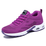 Shoes Women 2021 Breathable Casual Shoes Outdoor Light Weight Sports Shoes Walking Platform Ladies Sneakers Black