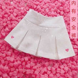 Autumn and winter new a word skirt korean version student pleated hip high