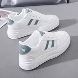 Breakj Version Of Small White Shoes Women In The Autumn Of 2025 New Breathable Thick-Soled Casual Shoes In The Trend Of Students Street Pat