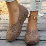 Breakj And Summer 2024 New Leather Shoes Korean Version Of The Fashion Thick-Soled Rocking Shoes Women's Singles Mother Shoes Casual Women's