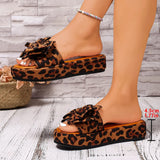 Breakj Summer New Thick-Soled Women's Sandals Women's Beach Shoes Large-Size Slippers To Learn Women's Bow Cool