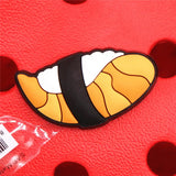 Foods Shoe Charms Cute Sushi Cookies Ice Cream Cake PVC Shoes Accessories Decoraciones for Croc Buckle jibz Kids