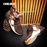 Anti season clearance Men Boots Casual Winter Sneakers Leather Vintage Comfortable Plush Snow Ankle Boots Walking