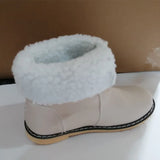 Size Snow Boots Women's Winter 2023 New Medium-Sized Boots Large Cotton Lace Warm Boots Size