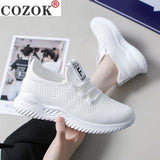 Sneakers Female Students 2021 Spring Summer New Women's Shoes Korean Fashion Running White Shoe Breathable Mesh Shoes