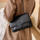 Fashion Stone Pattern Leather Crossbody Bag For Women Sac A Main Female Shoulder Bag Female Handbags And Purses With