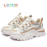 Chunky Sneakers Women Shoes High Platform White Casual Sport Shoes 2021 Spring Vulcanized Tennis Female basket