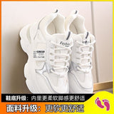 Breakj Height Old Dad Shoes 2025 New Women's Spring And Autumn Thick Bottom Air Cushion Shock Absorbing Sneakers Show Smaller Casual Women's