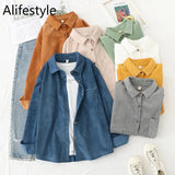 Women Blouses Shirts Tunic Womens Tops And Blouses 2021 Womenswear Long Sleeve Clothing Button Up Down Loose White
