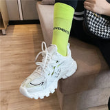 Design Women Chunky Sneakers 2021 Summer Mixed Colors Women's Shoes Breathable Lightweight Ladies Dad Shoes Sport