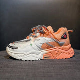 Non-slip Lace-up Women's Shoes Women's Casual Sneakers 2021 New Women's Shoes Dad Shoes Casual Vulcanized