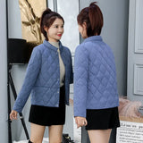 Parkas Jackets Winter Lady Casual Short Coats M~3XL Basic Woman Jackets Long Sleeve Female Chaquetas Womens Outwear