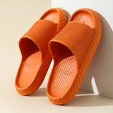 Indoor Slippers Summer Women's Platform Ladies Slides Soft Soled Bathroom Shoes Flat Sandals Casual Comfortable Beach