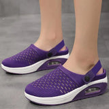 Women Sandals Air Mesh Summer Sandals With Platform Heels Shoes Women Casual Slippers Beach Summer Shoes Wedges Sandalias