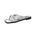 Flip-Flops, Women's Shoes, Minority Temperament, Evening Wind, Flat-Soled Sandals, Slippers, Women Go Out To Wear Sandals In