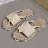 Breakj Women Wear 2024 New Seaside Resort Beach Shoes Net Red Fashion Flip-Flops