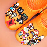 Croc Charms Christmas Ghosts Grim Reaper Witch Clown Butcher Ornaments Shoe Accessories Skeleton Clog