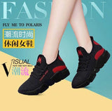 Platform Sneakers 2020 New Spring Fashion Women Casual Shoes Breathable Mesh Shoes Woman Black Sneakers Tenis