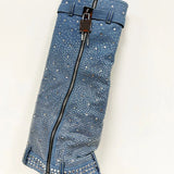 Breakj Heel Cowboy Boots All Over The Sky Star Diamond Pointed Women's Boots Plus Size Long Belt Buckle Heel