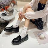 35 43 Lolita shoes 2022 NEW JK uniform leather shoes Women vintage Mary Jane shoes College girls shoes Students platform