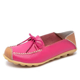 Shoes New Spring Autumn Genuine Leather Women Loafers Flats Female Moccasins Shoe Slip On Women's Loafers Large