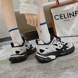 Design Women Chunky Sneakers 2021 Summer Mixed Colors Women's Shoes Breathable Lightweight Ladies Dad Shoes Sport