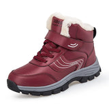 Sale Anti-skid Men Snow Boots Stylish Casual Quality Unisex High Shoes Winter Plush Warm Lined Sneaker Outdoor Soft