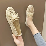 women's summer mesh surface 2022 new breathable flat shoes soft bottom women shoes old Beijing cloth shoes flats shoes