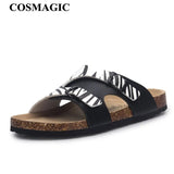 2023 New Summer Men Beach Cork Slippers Casual Double Buckle Clogs Outside Non-slip Water Slides