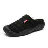 Slippers House Men's Winter Shoes Soft Man Home Slippers Cotton Shoes Fleece Warm Anti-skid Man Slippers High