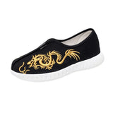 Breakj Men's Shoes Casual Cloth Shoes Father Shoes Fashion Three-Dimensional Relief Embroidered Soft Sole Walking Shoes Spring And Summer Style Men's Single