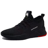 New Black Breathable Runner Sports Sneakers Men's Leisure Breathable Mesh Outdoor Fitness Running Sport Sneakers