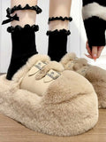 Breakj The Autumn And Winter Of 2024, The New Fashion Baotou Plush Cotton